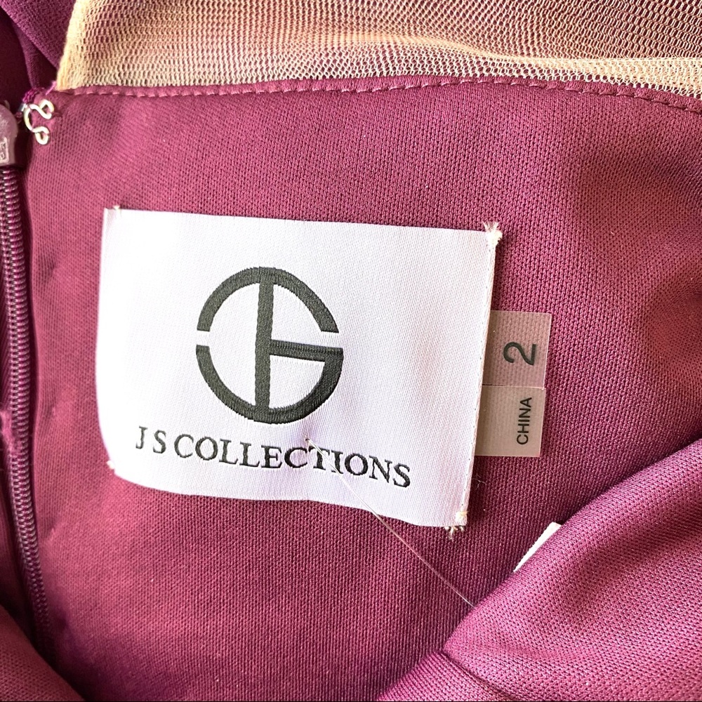 New Js Collections Embroidered A- Line Gown - image 8